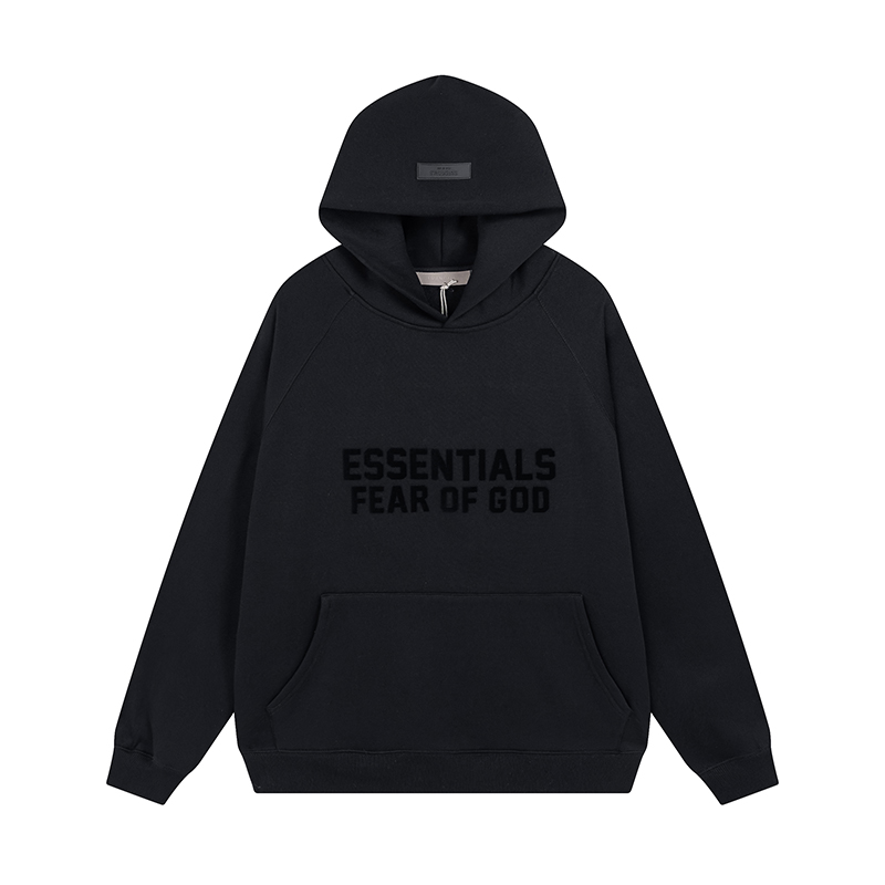 Essentials Fog Black Hoodie | Official Store