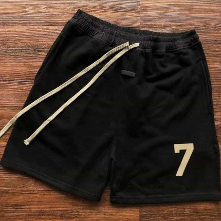 Essential Black 7Logo Short