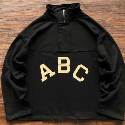 Essential Black ABC Logo Sweatshirt