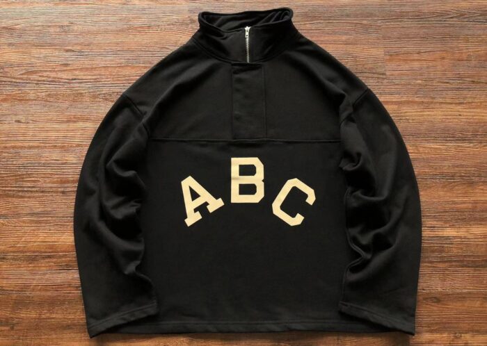 Essential Black ABC Logo Sweatshirt
