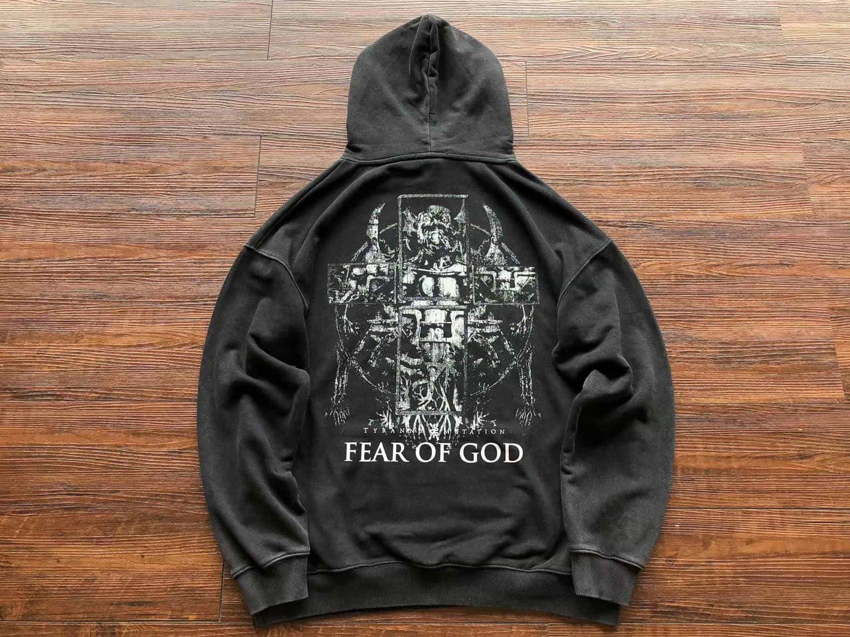 Essential Fear Of God Logo Hoodie