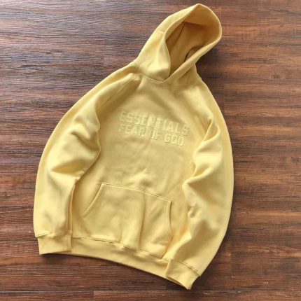 Essential Fear Of God Yellow Hoodie