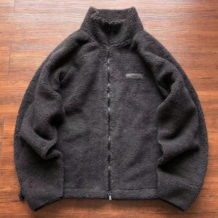 Essential Fog Fleece Black Sweatshirt