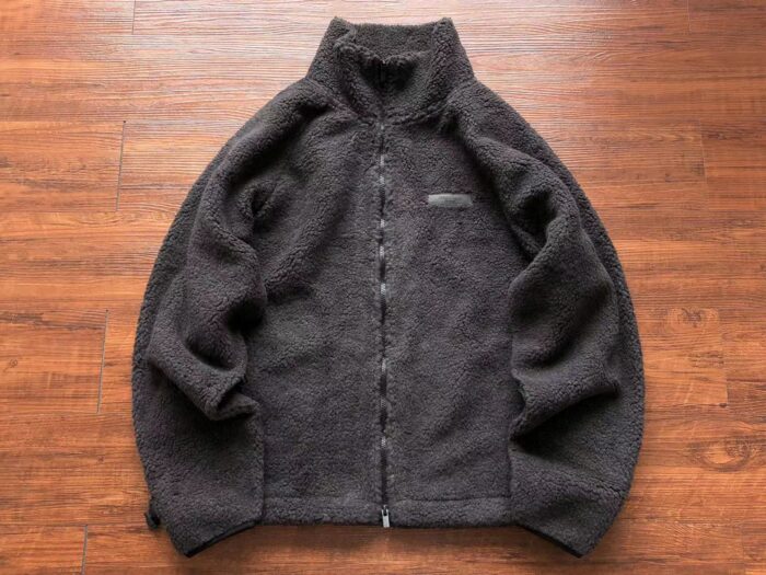 Essential Fog Fleece Black Sweatshirt
