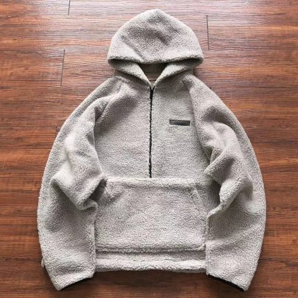 Essential Fog Fleece Grey Hoodie