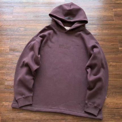 Essential Logo Purple Hoodie