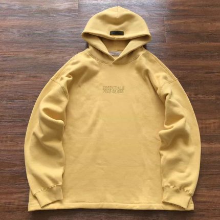 Essential Logo Yellow Hoodie