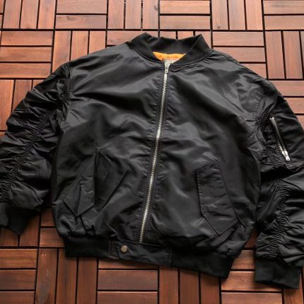 Essential Zipup Black Jacket