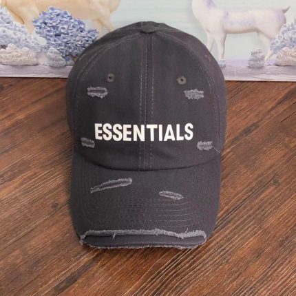 Essentials Classic Black Cap