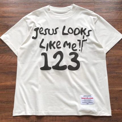 Essentials Jesus Looks Like Me White Shirt