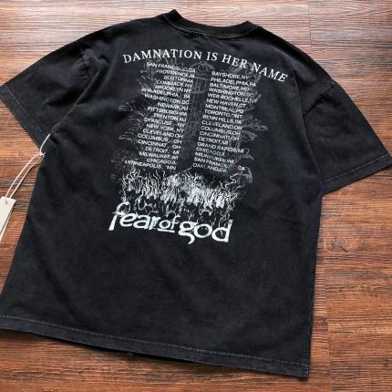 Essentials Metallica Black Shirt