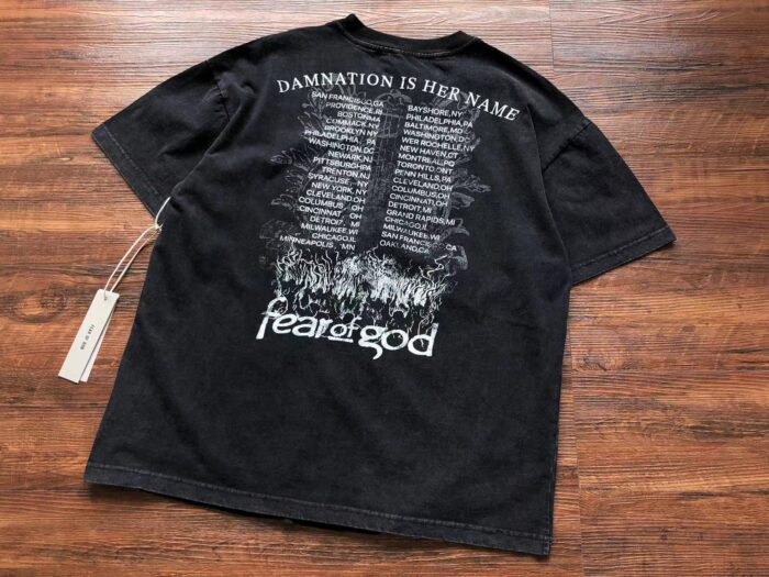 Essentials Metallica Black Shirt