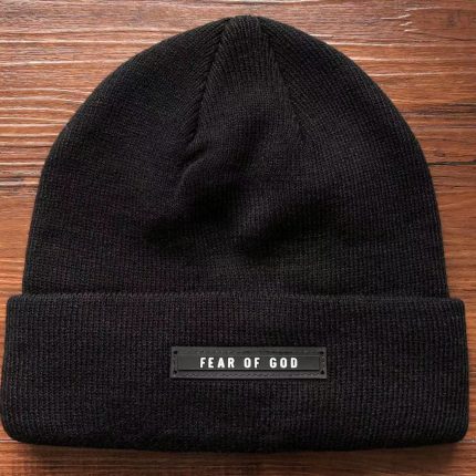 Fear Of God Black Beanie