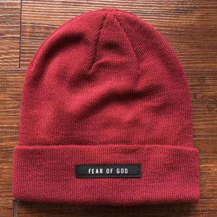 Fear Of God Red Beanie