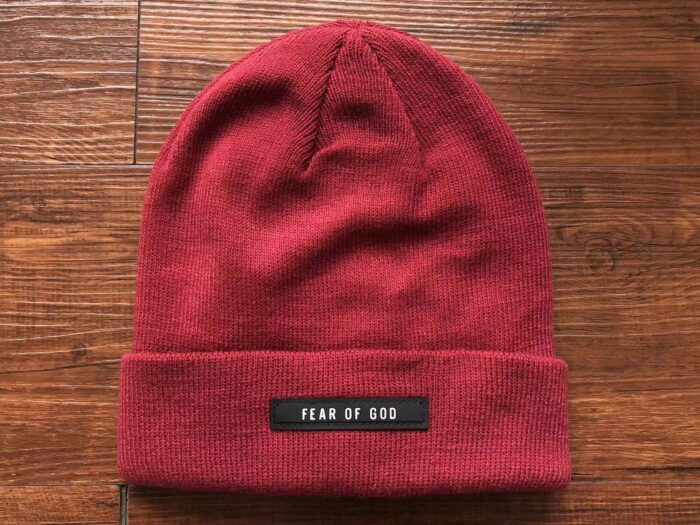 Fear Of God Red Beanie