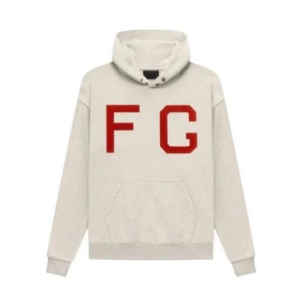 Essential FG Logo White Hoodie