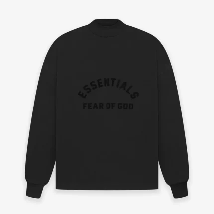 Essentials Ls Tee Jet Black