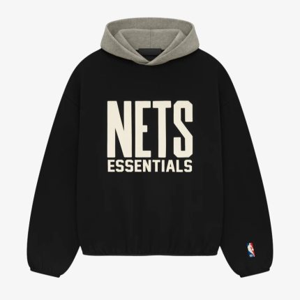 Essentials Nets Hoodie - Black