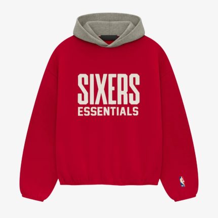 Essentials Sixers Pullover Hoodie - Red