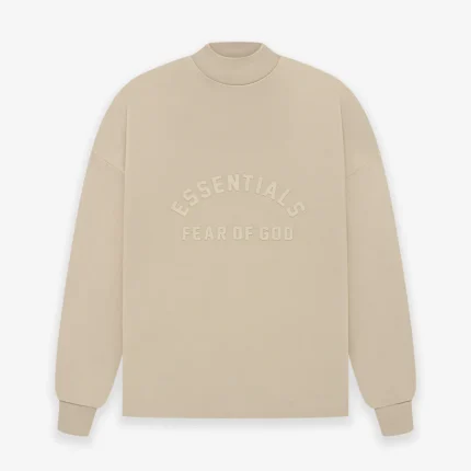 Essentials Ls Tee Dusty Beige
